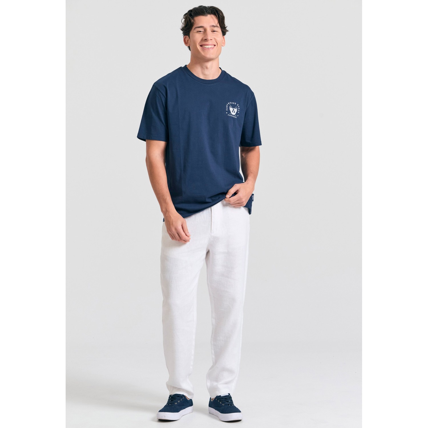 Relaxed fit t-shirt με τύπωμα στην πλάτη