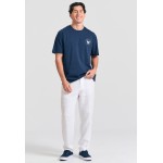 Relaxed fit t-shirt με τύπωμα στην πλάτη