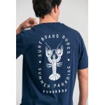 Relaxed fit t-shirt με τύπωμα στην πλάτη