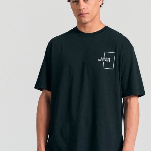Relaxed fit t-shirt με τύπωμα στην πλάτη Garage 55