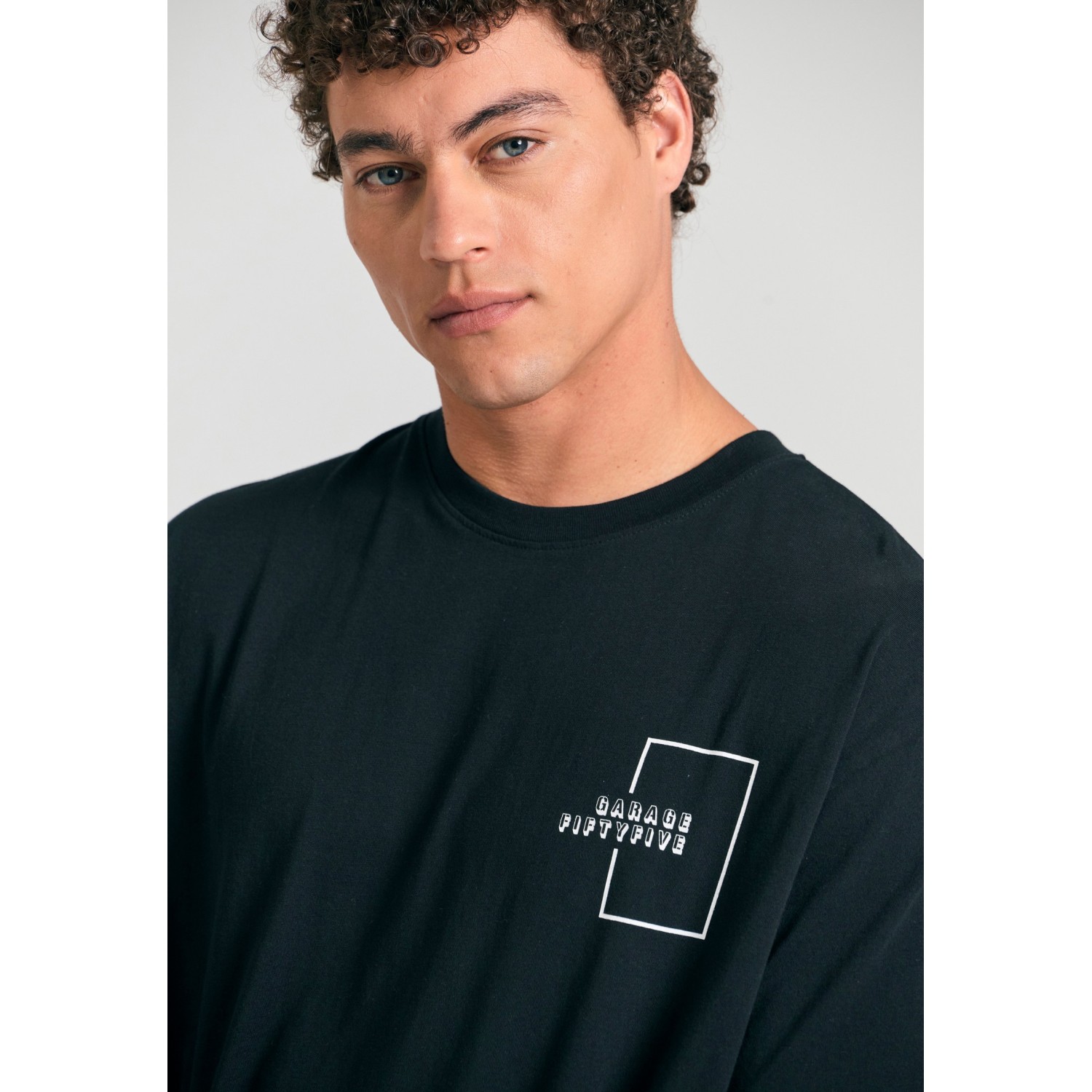 Relaxed fit t-shirt με τύπωμα στην πλάτη Garage 55 Relaxed fit t-shirt με τύπωμα στην πλάτη Garage 55