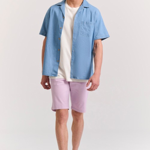 Relaxed fit ανδρικό denim πουκάμισο