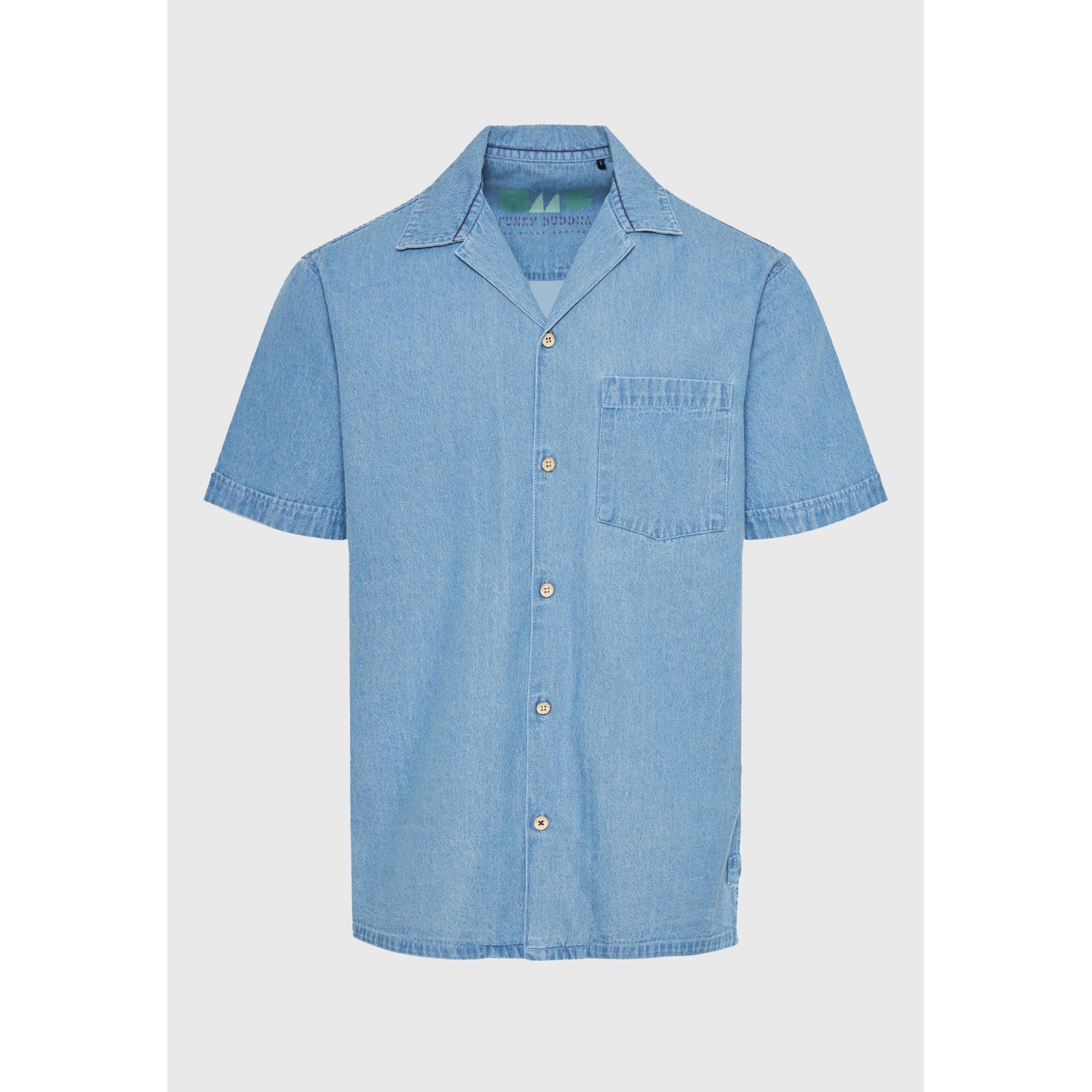 Relaxed fit ανδρικό denim πουκάμισο