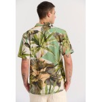 Relaxed fit εμπριμέ tropical πουκάμισο