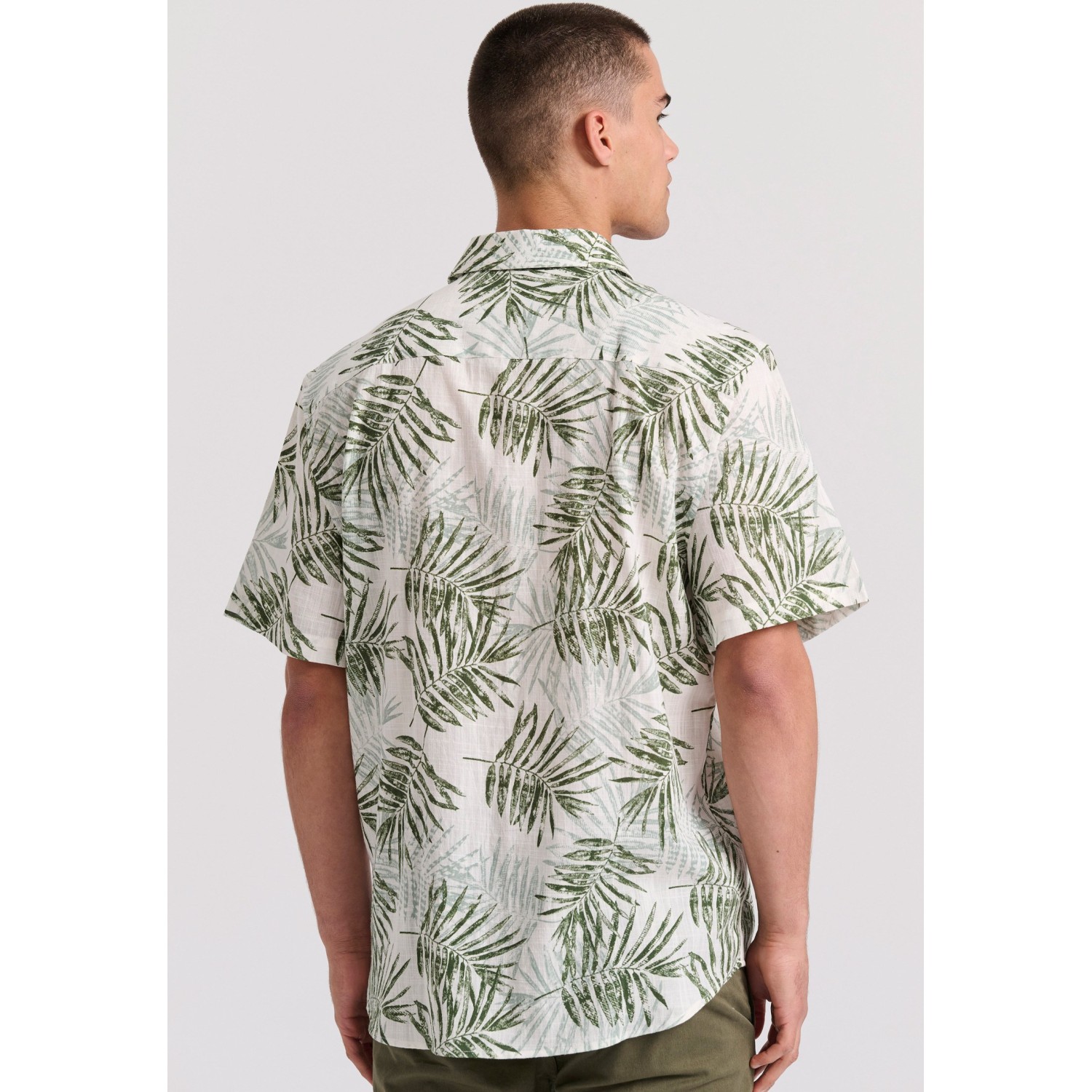Relaxed fit εμπριμέ πουκάμισο