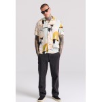 Relaxed fit εμπριμέ πουκάμισο με αφηρημένο σχέδιο