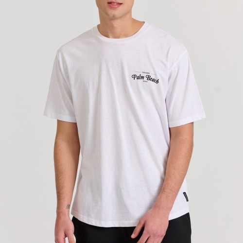 Relaxed fit με tropical print στην πλάτη