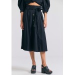 Relaxed fit μίντι φούστα με πιέτες