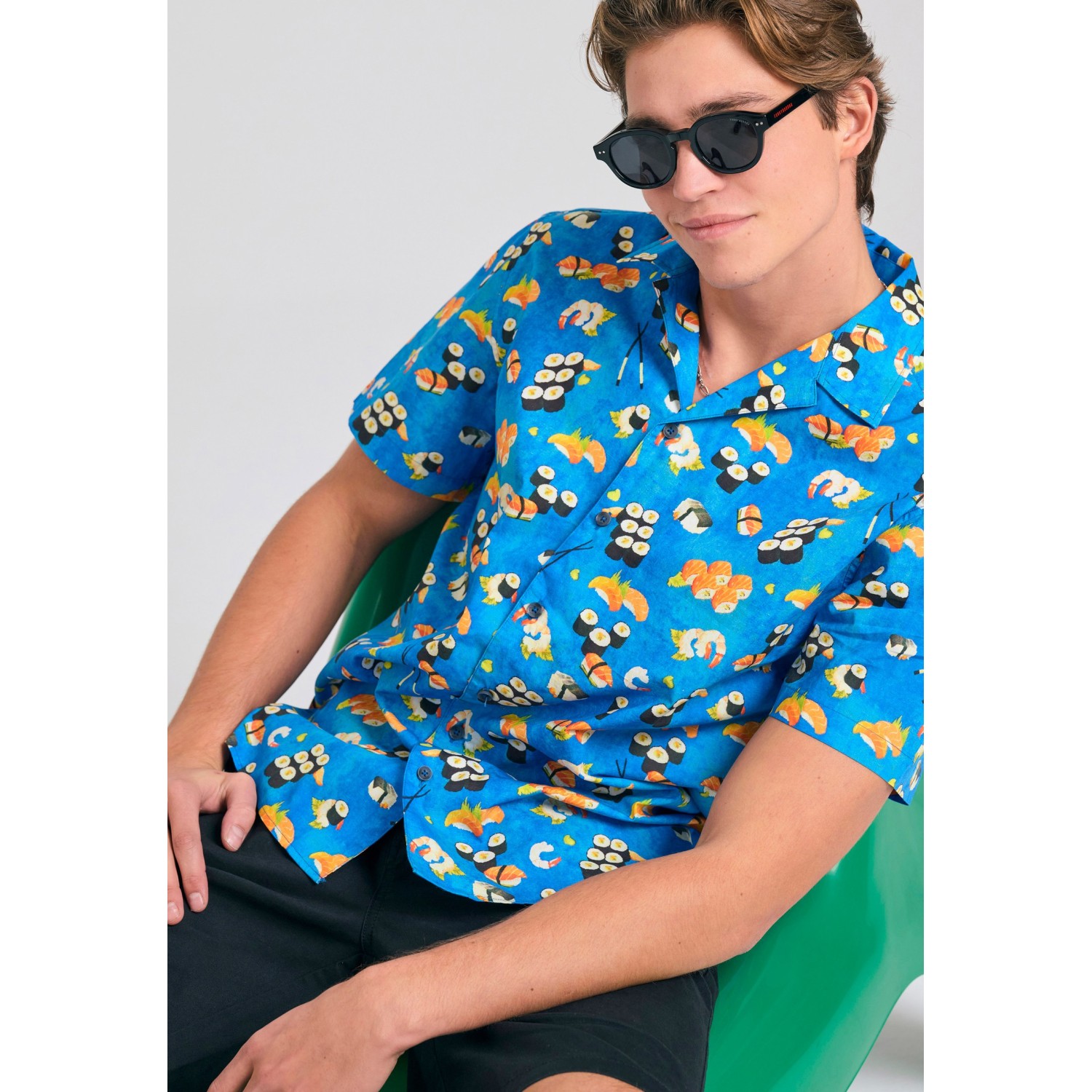 Relaxed fit πουκάμισο με all over τύπωμα Relaxed fit πουκάμισο με all over τύπωμα