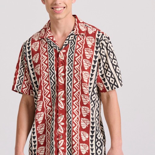 Relaxed fit πουκάμισο με pattern
