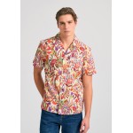 Relaxed fit πουκάμισο με tropical τύπωμα