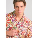 Relaxed fit πουκάμισο με tropical τύπωμα