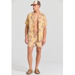 Relaxed fit πουκάμισο με tropical τύπωμα
