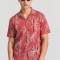 Relaxed fit πουκάμισο με tropical τύπωμα