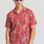 Relaxed fit πουκάμισο με tropical τύπωμα