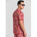 Relaxed fit πουκάμισο με tropical τύπωμα