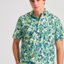 Relaxed fit φλοράλ πουκάμισο