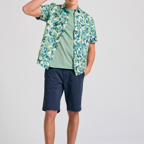 Relaxed fit φλοράλ πουκάμισο