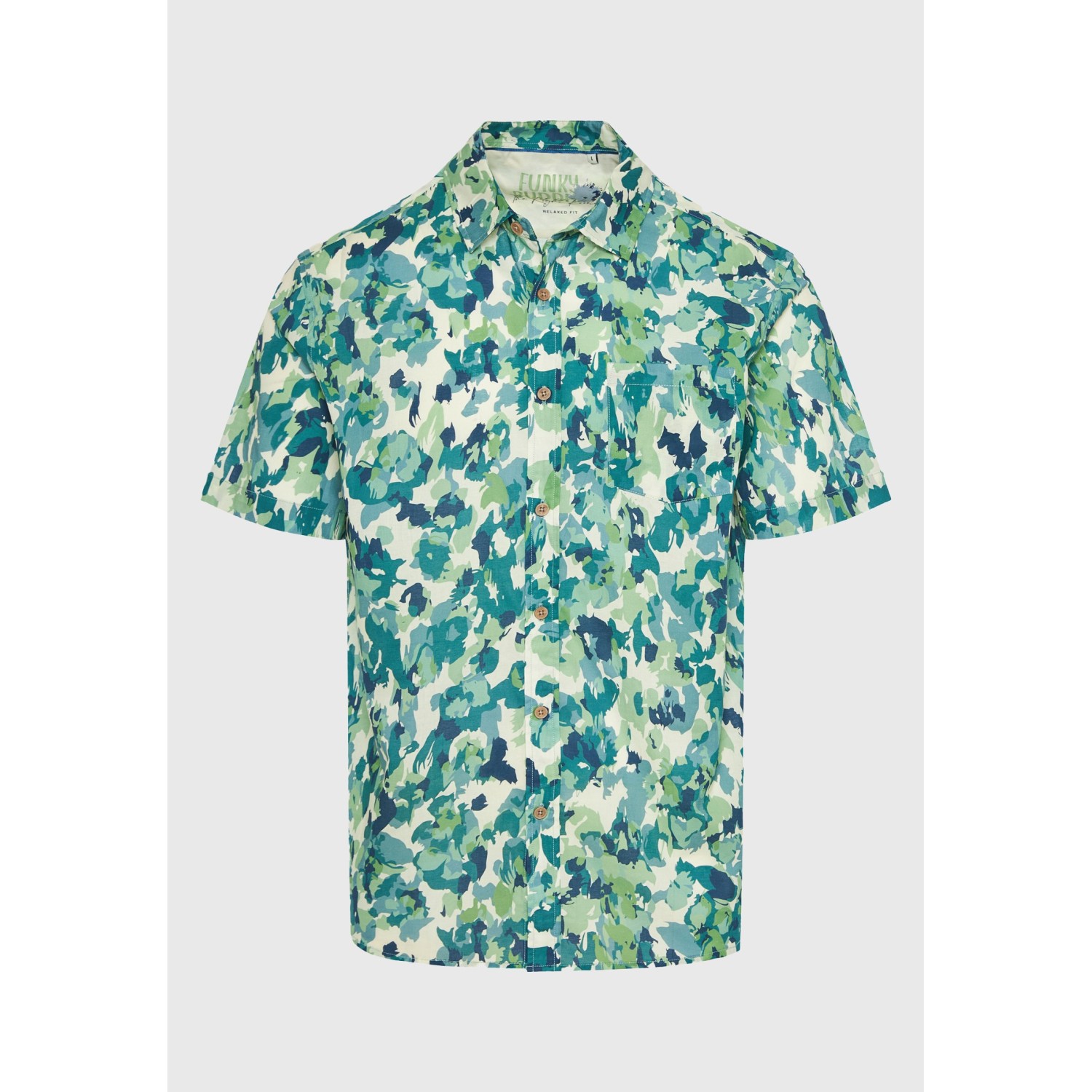Relaxed fit φλοράλ πουκάμισο