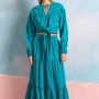 Relaxed fit φούστα με βολάν σε ζακάρ ύφανση