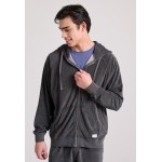 Relaxed fit φούτερ ζακέτα σε πετσετέ ύφασμα
