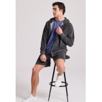 Relaxed fit φούτερ ζακέτα σε πετσετέ ύφασμα
