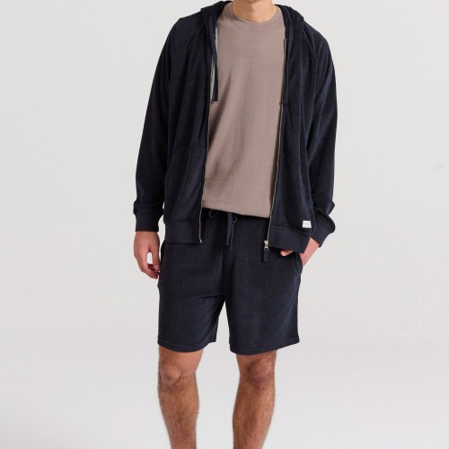Relaxed fit φούτερ ζακέτα σε πετσετέ ύφασμα Relaxed fit φούτερ ζακέτα σε πετσετέ ύφασμα
