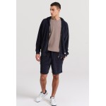 Relaxed fit φούτερ ζακέτα σε πετσετέ ύφασμα