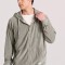 Relaxed fit φούτερ ζακέτα σε πετσετέ ύφασμα