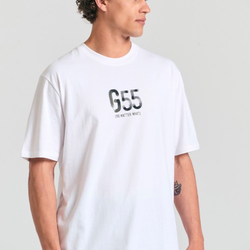 Relaxed t-shirt με τύπωμα στη πλάτη Garage 55.