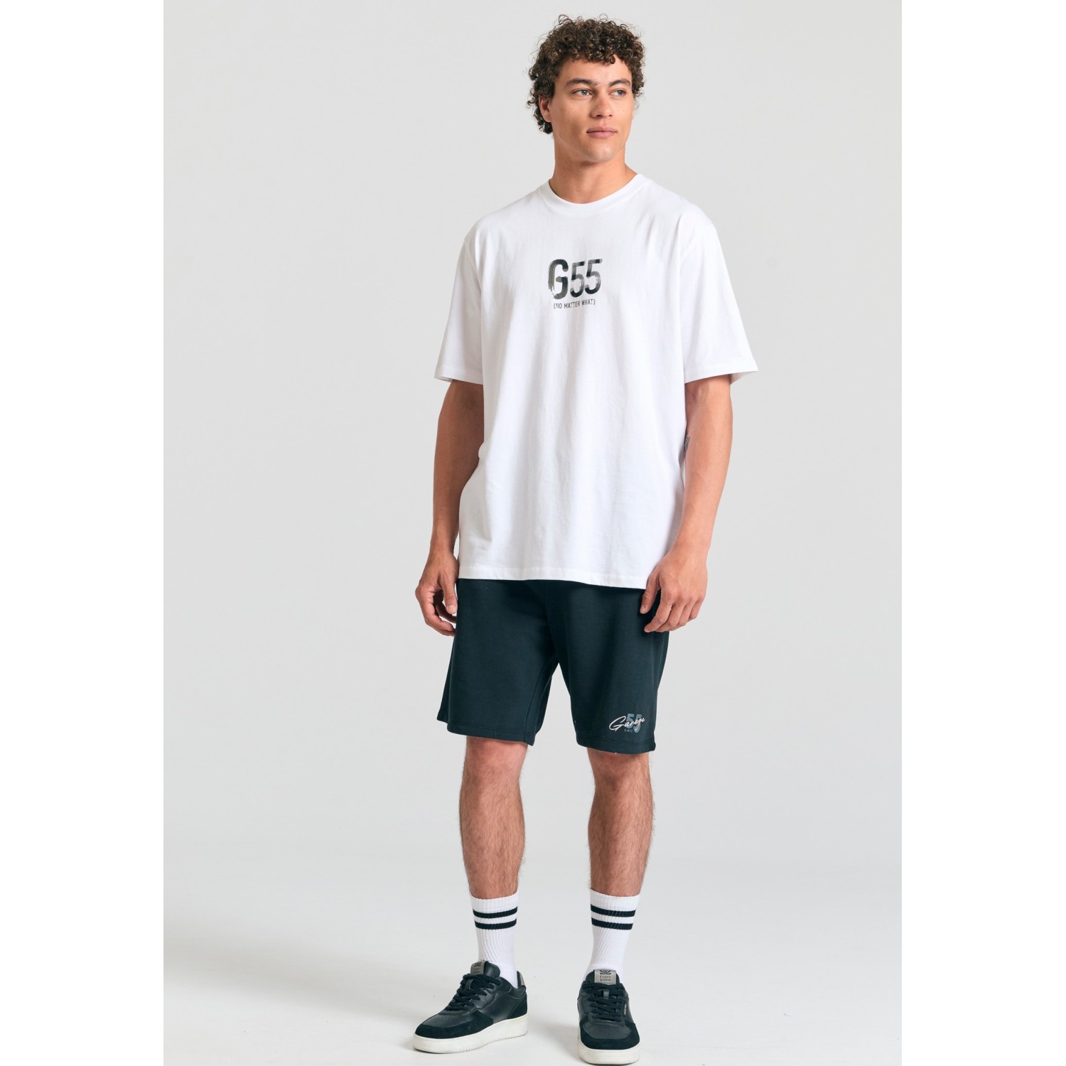 Relaxed t-shirt με τύπωμα στη πλάτη Garage 55.