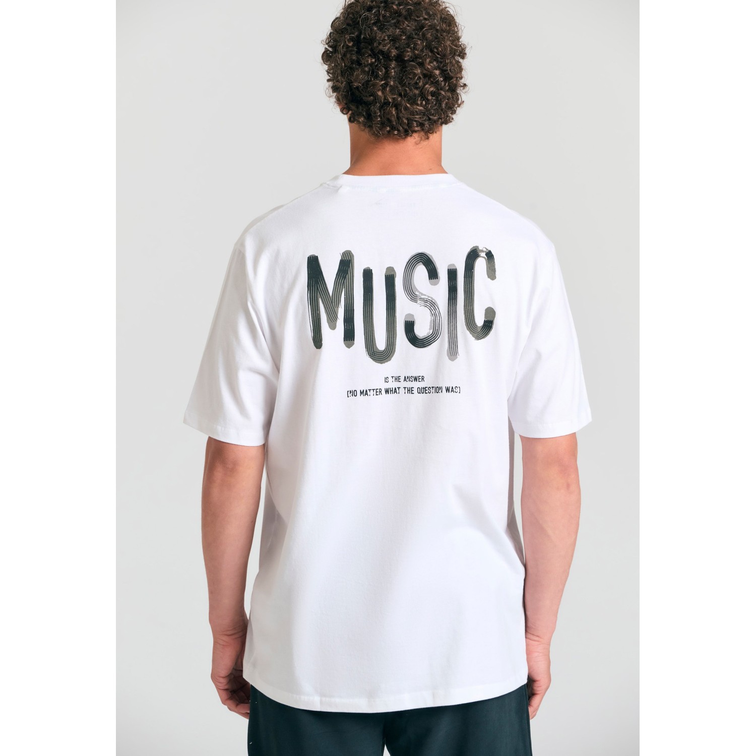 Relaxed t-shirt με τύπωμα στη πλάτη Garage 55.
