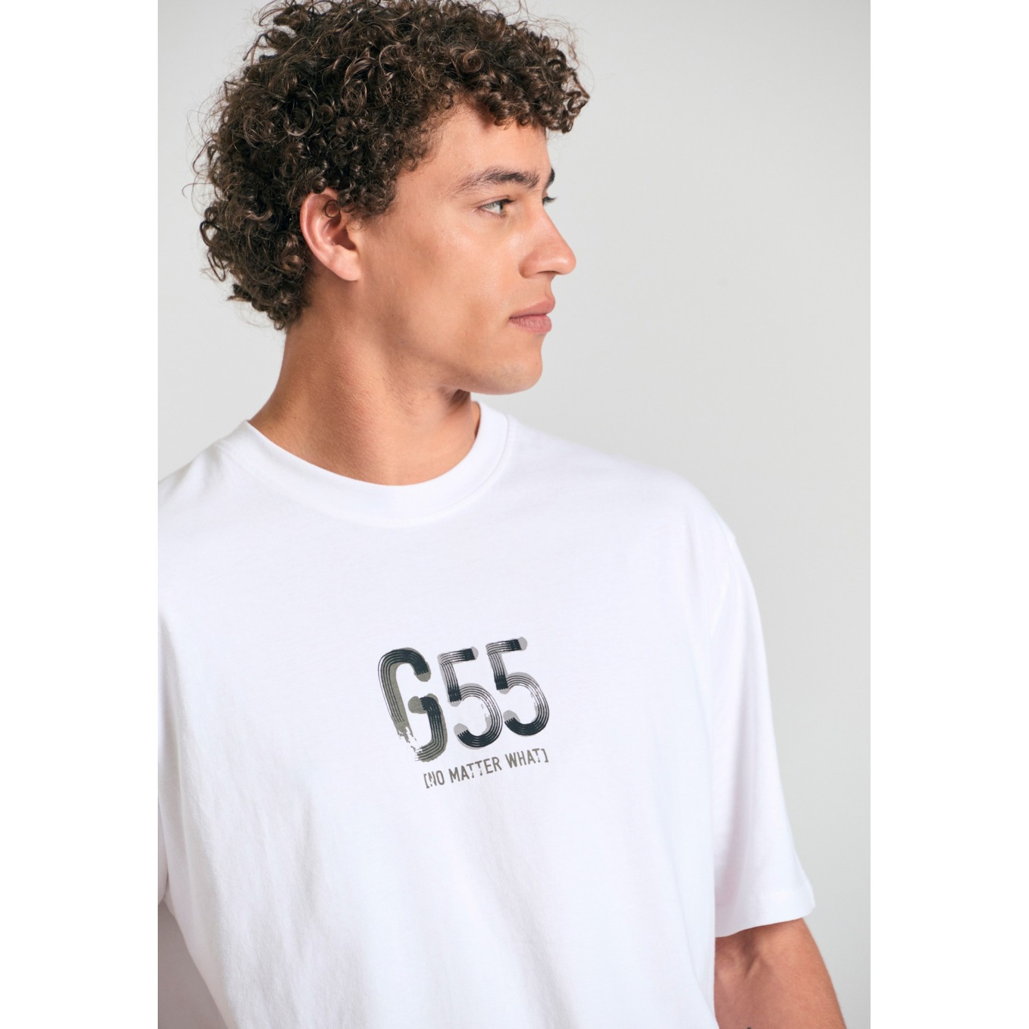 Relaxed t-shirt με τύπωμα στη πλάτη Garage 55.