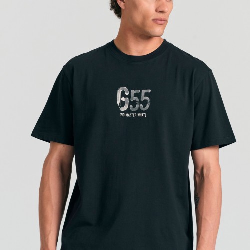 Relaxed t-shirt με τύπωμα στη πλάτη Garage 55.