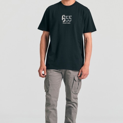 Relaxed t-shirt με τύπωμα στη πλάτη Garage 55.