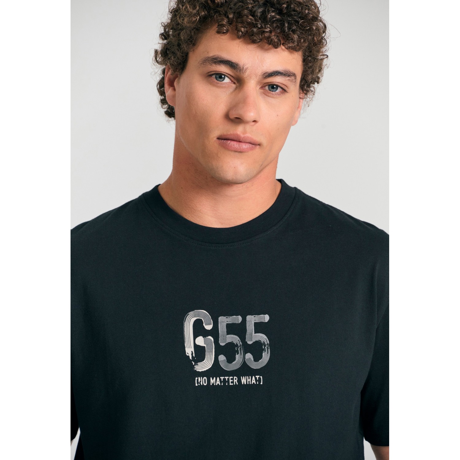 Relaxed t-shirt με τύπωμα στη πλάτη Garage 55.