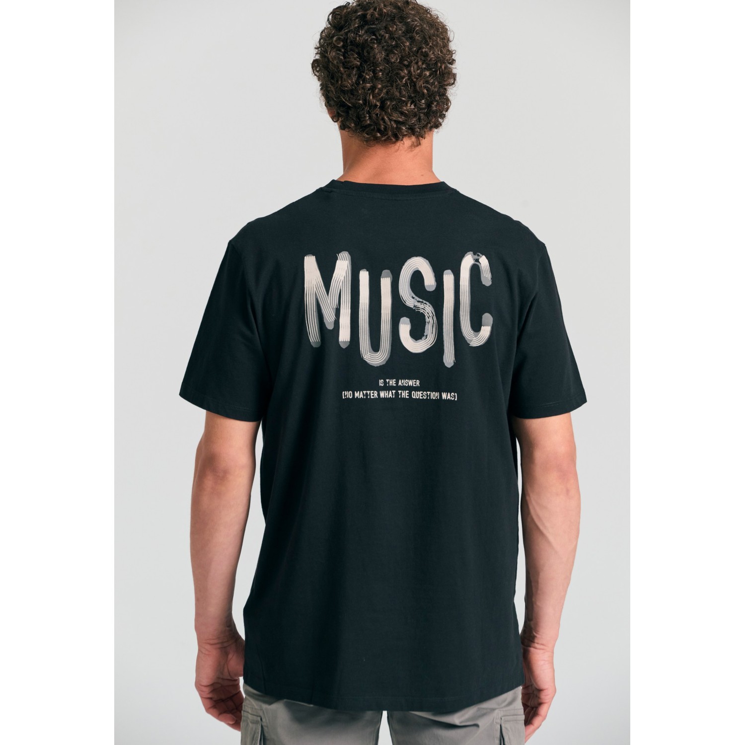 Relaxed t-shirt με τύπωμα στη πλάτη Garage 55.