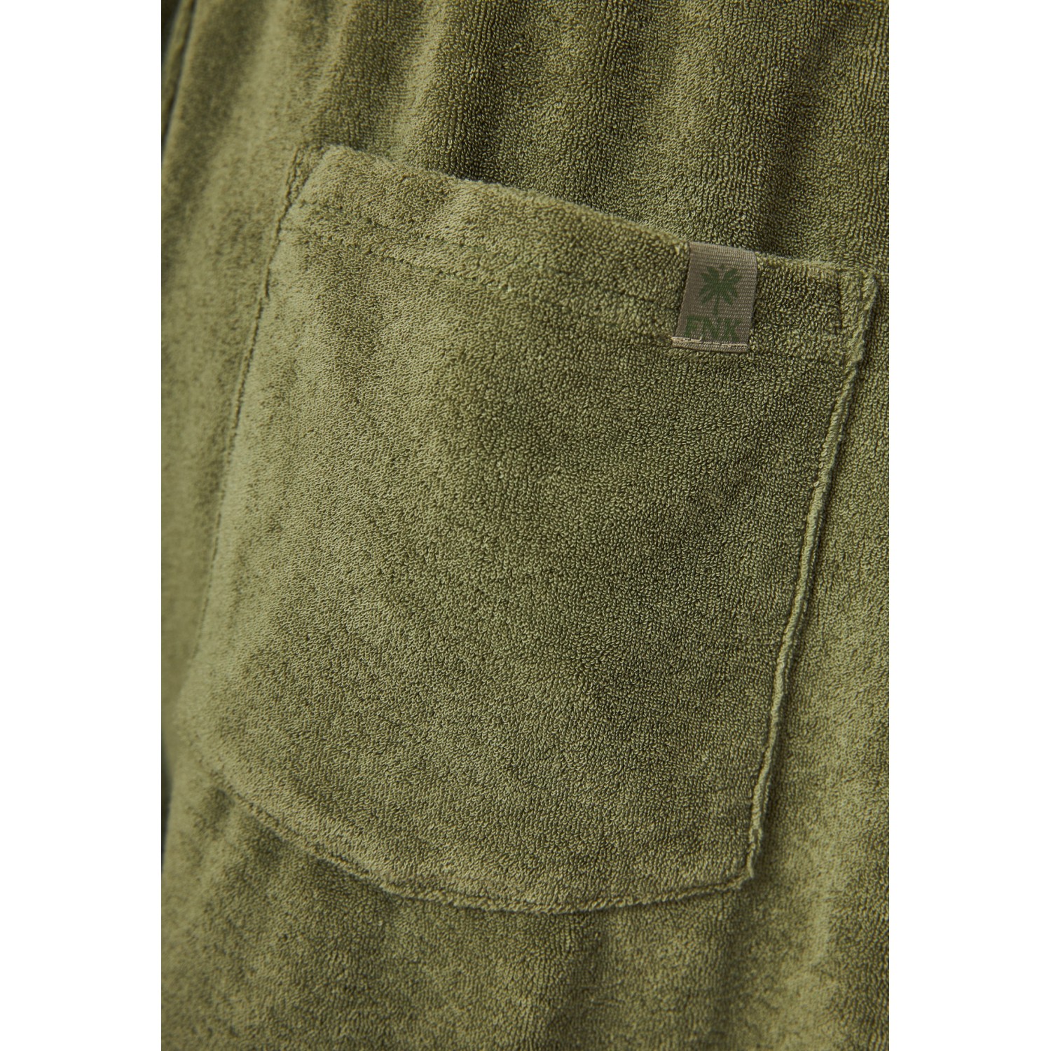 Slim tapered fit αθλητική βερμούδα σε πετσετέ ύφασ