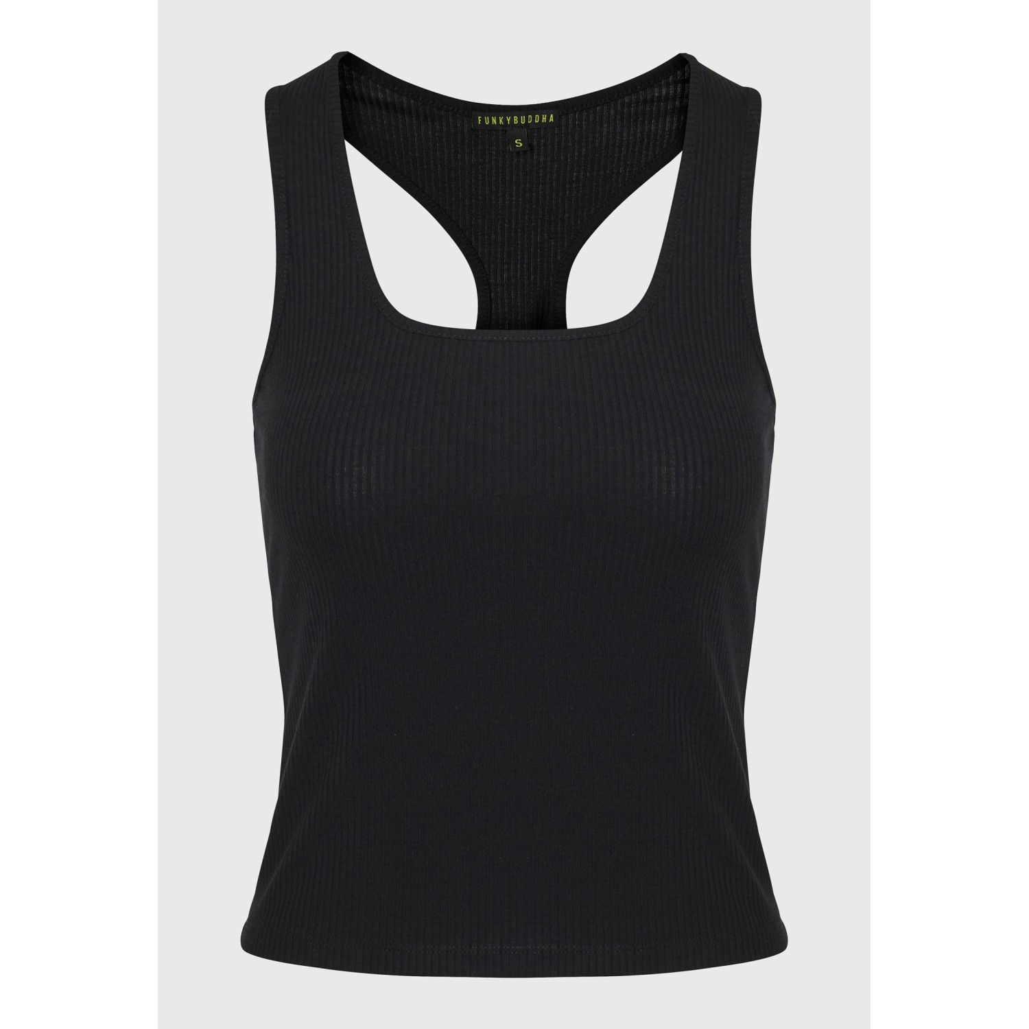 Tank top σε rib ύφανση