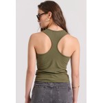 Tank top σε rib ύφανση