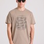 T-shirt με botanic frame τύπωμα