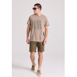 T-shirt με botanic frame τύπωμα