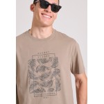 T-shirt με botanic frame τύπωμα