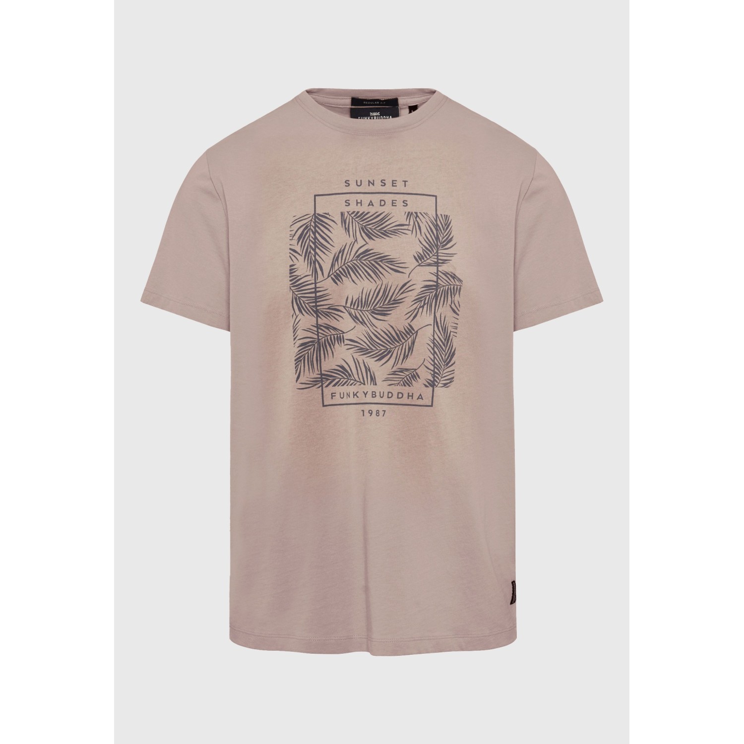 T-shirt με botanic frame τύπωμα