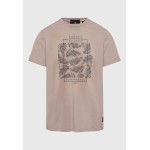 T-shirt με botanic frame τύπωμα