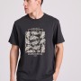T-shirt με botanic frame τύπωμα