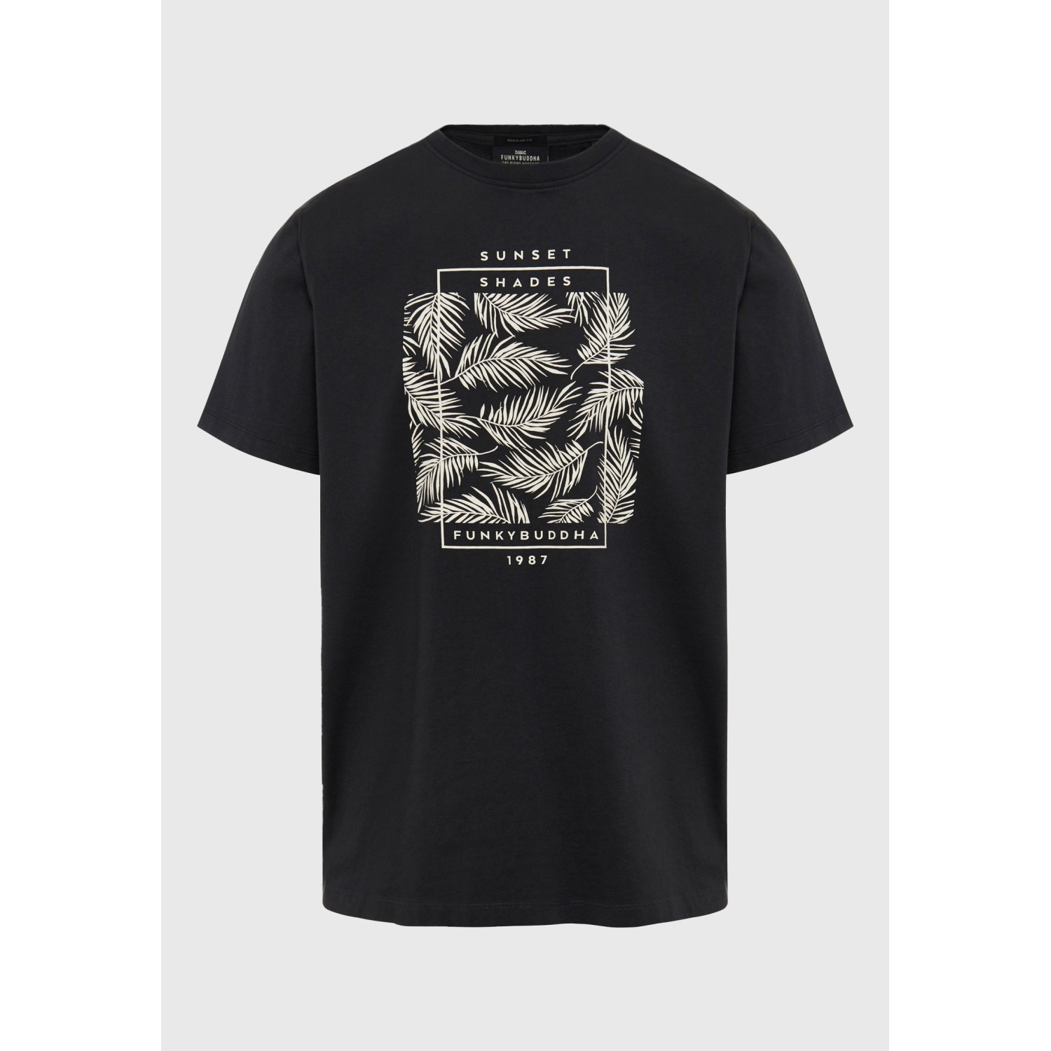 T-shirt με botanic frame τύπωμα