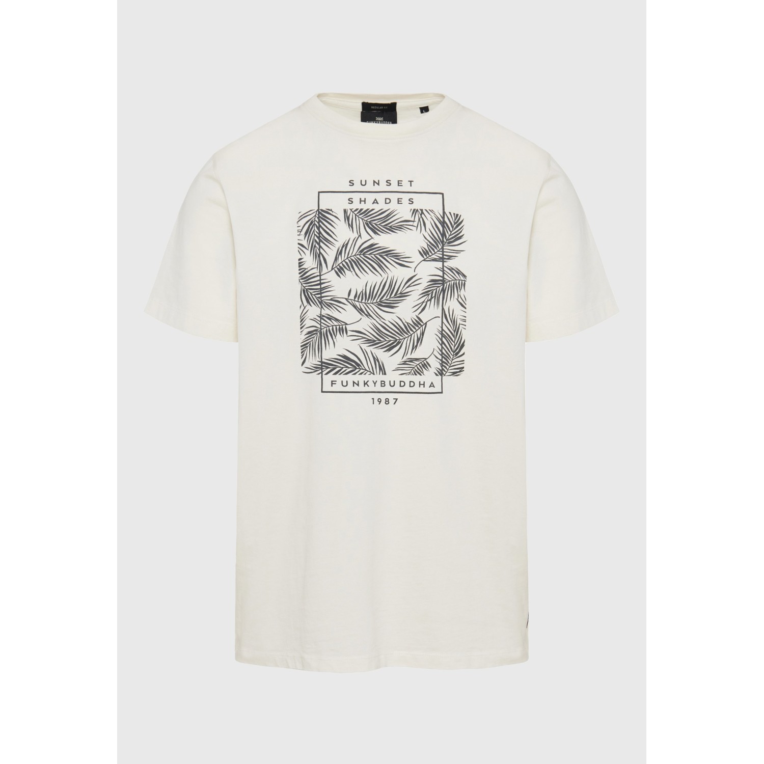 T-shirt με botanic frame τύπωμα
