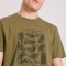 T-shirt με botanic frame τύπωμα