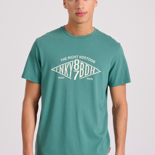 T-shirt με branded text artwork τύπωμα